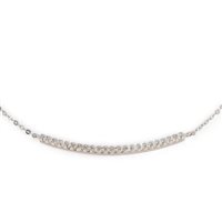 Necklace Dilvdò Woman in Silver Zircone CLSMBB